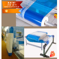 Pvc mattress packaging film roll with blue color